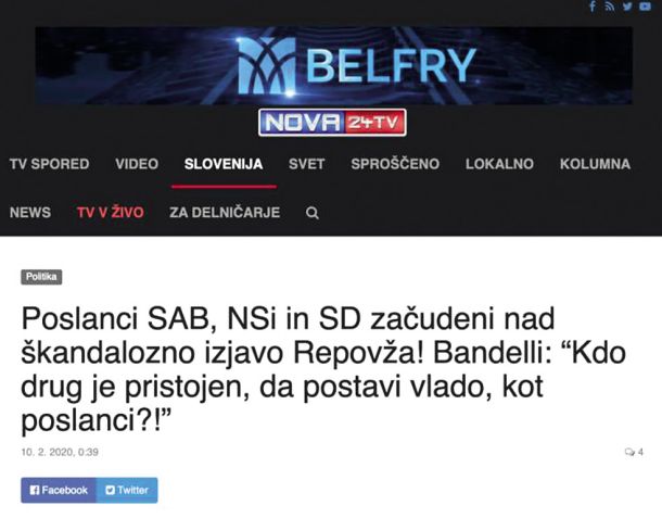 Eden največjih oglaševalcev na televiziji stranke SDS Nova24 je bilo podjetje Belfry. Povezano je z Rusijo in z madžarsko energetsko družbo MVM, ki ji jedrsko elektrarno gradi Rosatom. 