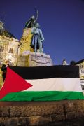 Protest za Palestino v Ljubljani 