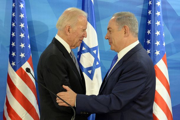 Joe Biden in Benjamin Netanjahu na srečanju pred nekaj leti