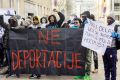 Protest proti deportacijam v Ljubljani 