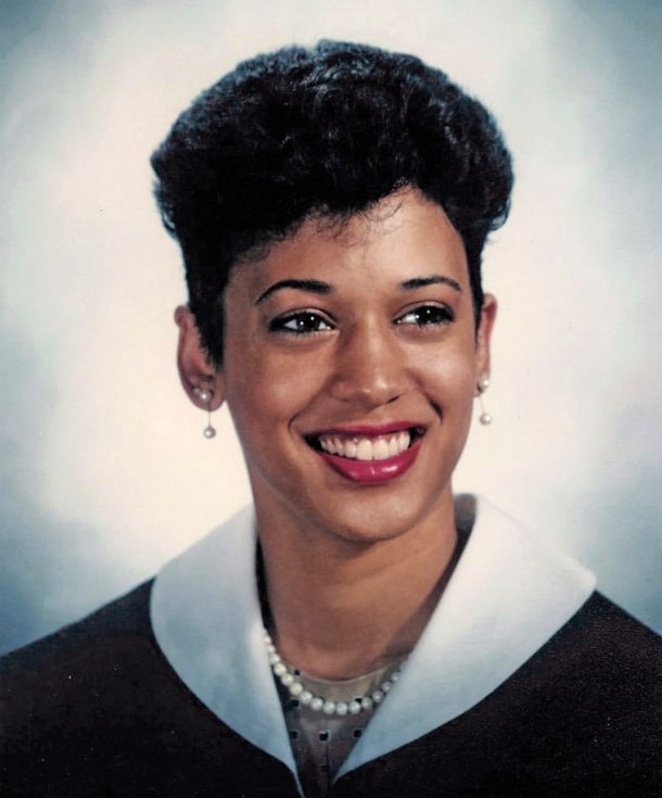 Kamala Harris leta 1986 na univerzi Harvard