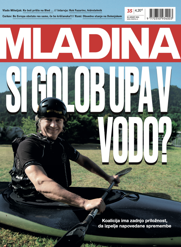 MLADINA 35 2024: SI GOLOB UPA V VODO?