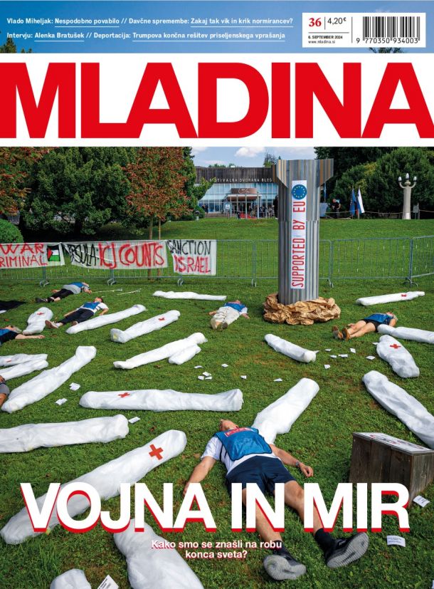 MLADINA 36 2024: VOJNA IN MIR