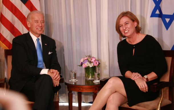 Joe Biden in Cipi Livni