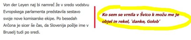 Grafična postavitev sredi novice in povezava na lansko besedilo