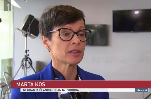 Marta Kos na TV Slovenija