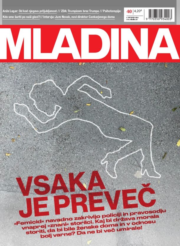 MLADINA 40 2024: VSAKA JE PREVEČ