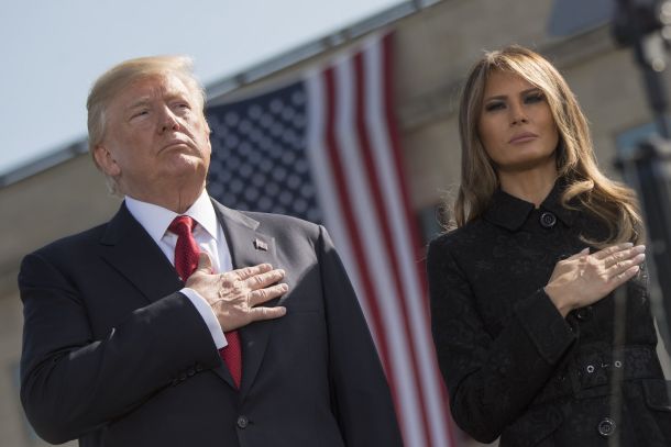 Donald in Melania Trump, predsednik in prva dama ZDA