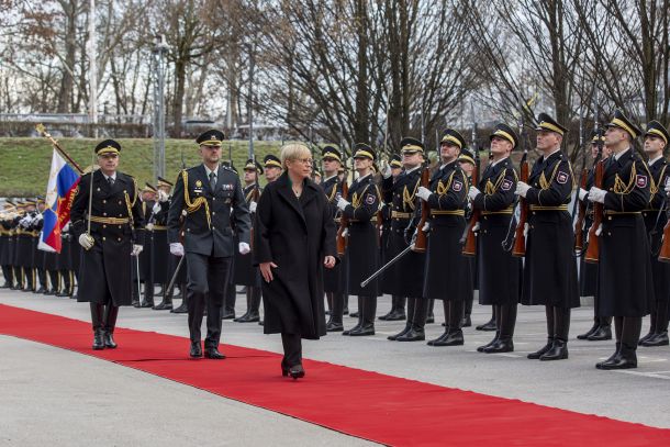 Predsednica republike in vrhovna poveljnica obrambnih sil Nataša Pirc Musar 