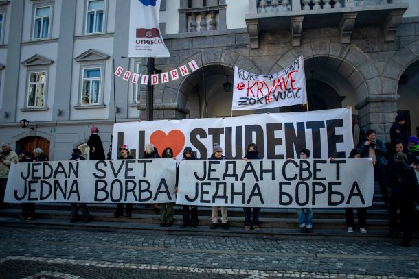 Protest v Ljubljani