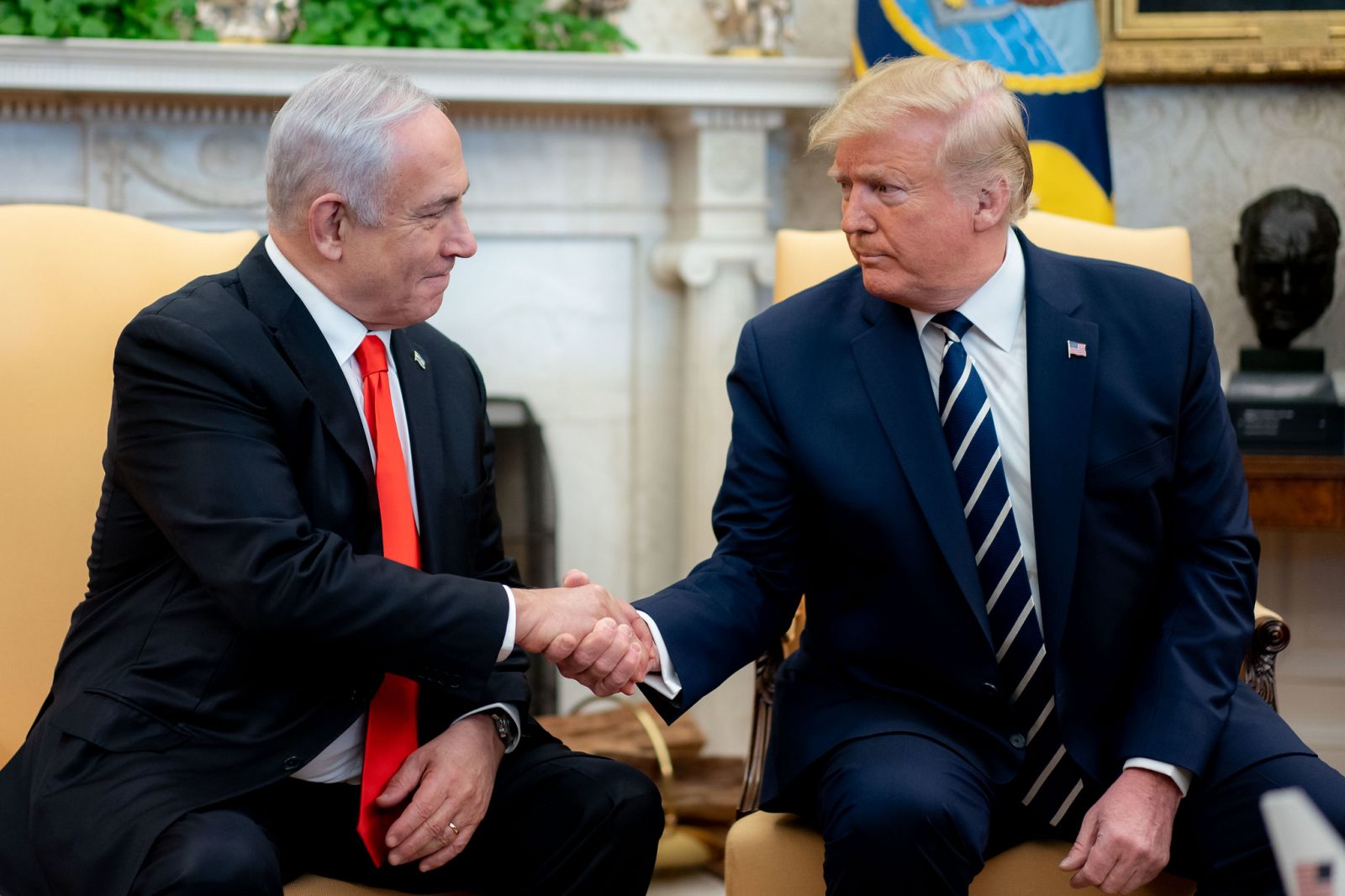 Trump o Netanjahuju / »Če mu rečem, naj nekaj naredi, to tudi stori«