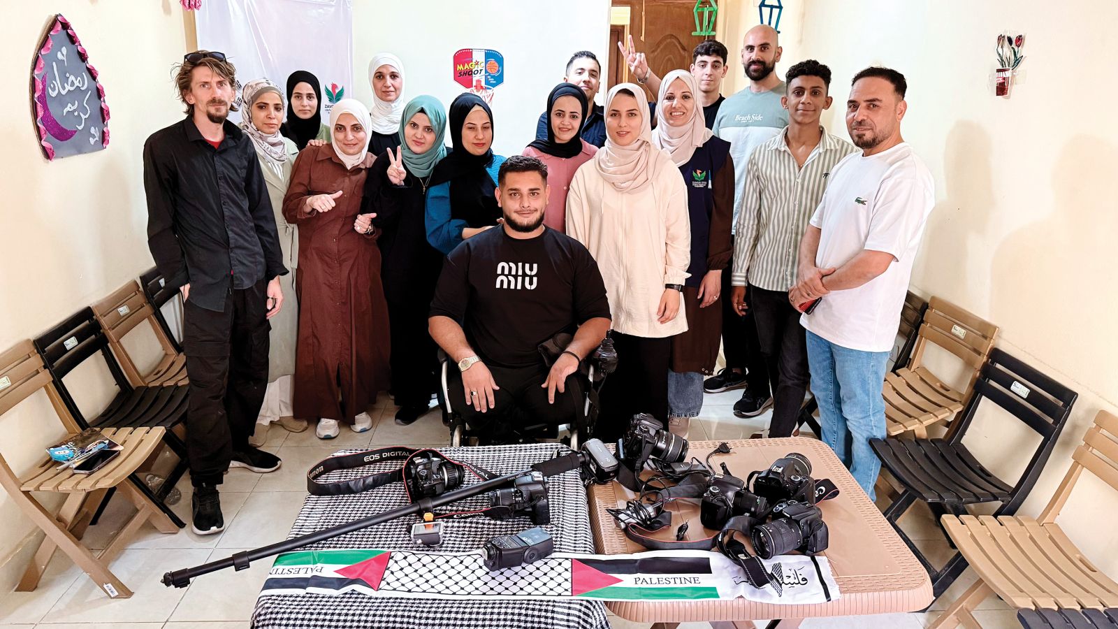 Fotografsko usposabljanje za palestinske begunce, mentor Matic Zorman; Kairo, Egipt | Erik Valenčič