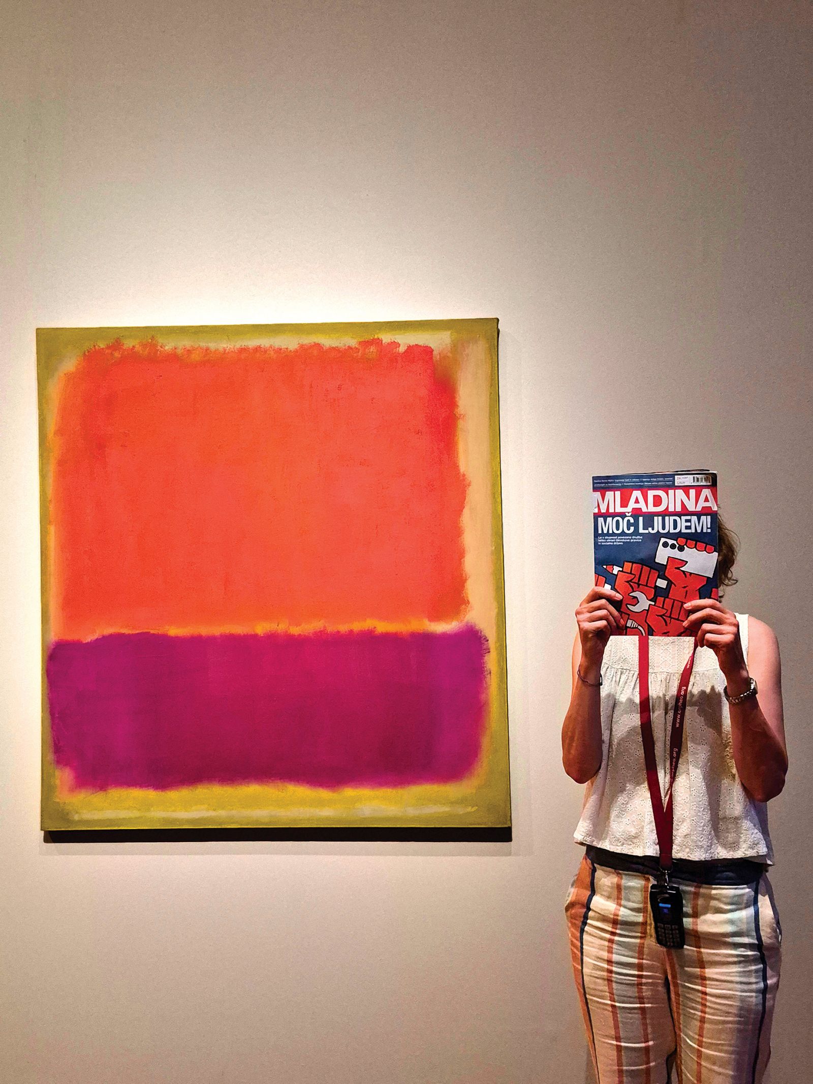 Na razstavi »Rothko v Firencah«, Palača Strozzi, Firence | Saša