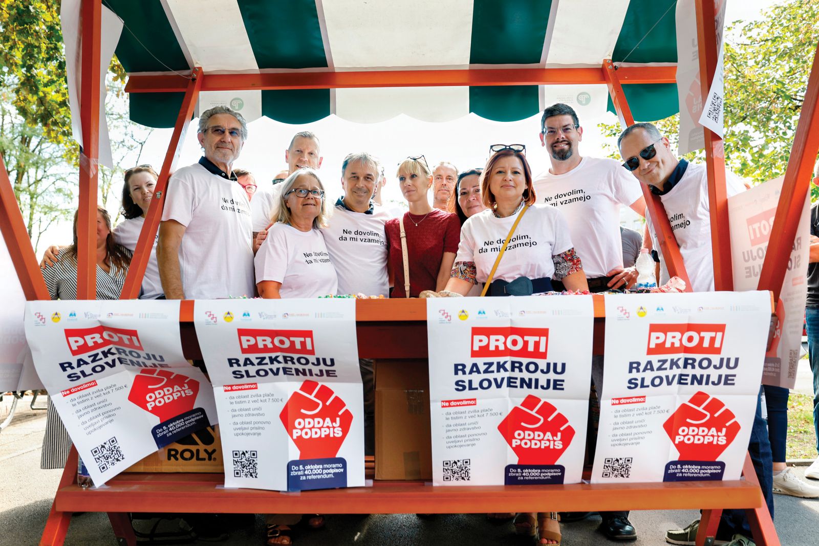 Začetek zbiranja podpisov za referendum o interventnem zakonu | Borut Krajnc