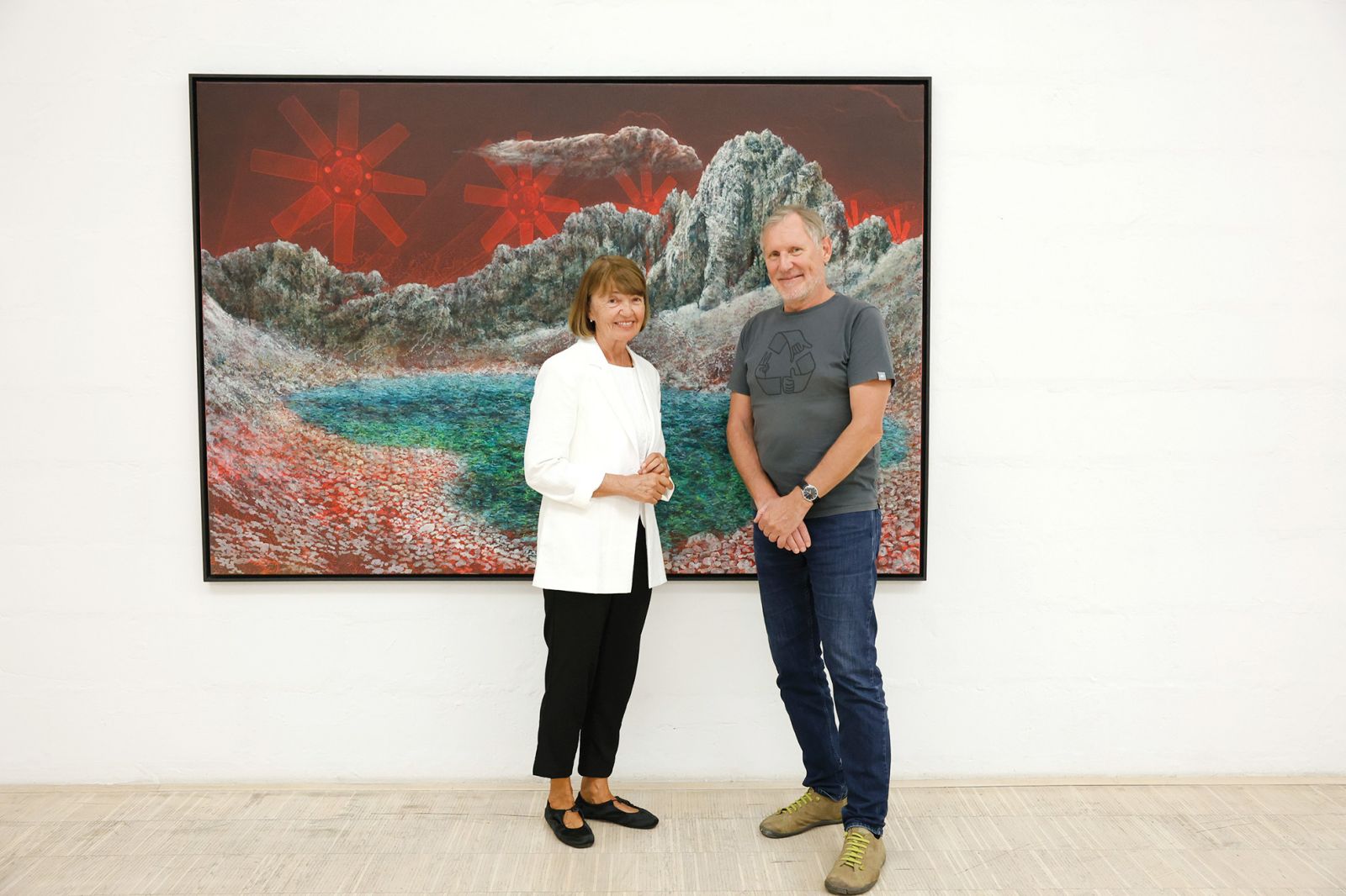 Divje vode: v iskanju ravnovesja, mednarodna razstava; Lučka Kajfež Bogataj in Aleksij Kobal, Galerija Slovenj Gradec | Borut Krajnc