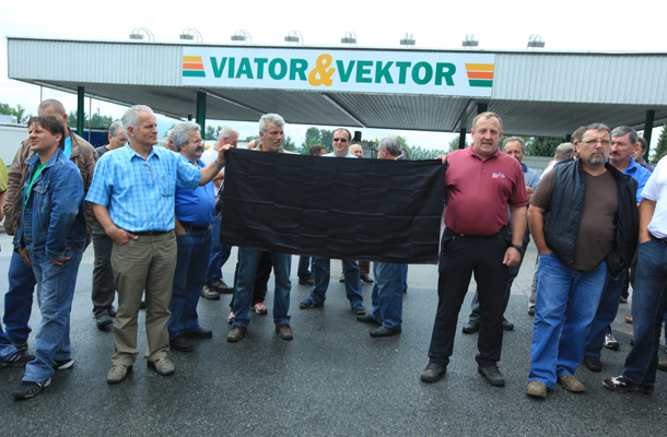 Delavci Viator Vektorja julija lani