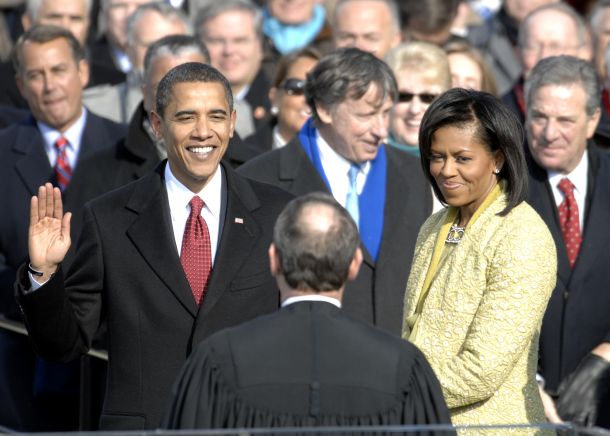 Januarja leta 2009 je Obama prisegel kot 44. ameriški predsednik